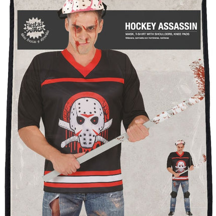 Giocatore di hockey Costume Halloween Uomo