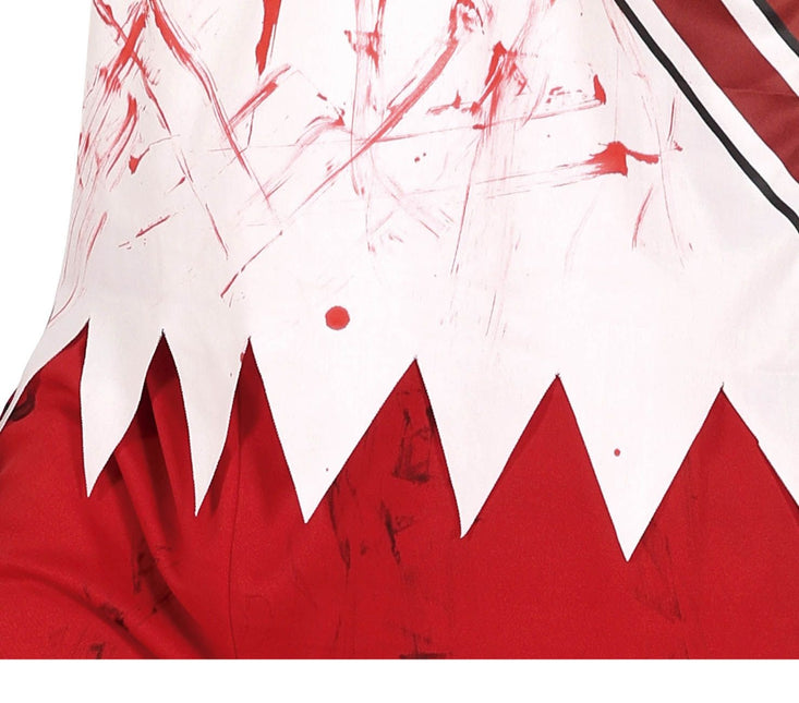 Costume di Halloween da zombie rugbista uomo