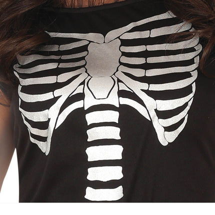 Costume di Halloween da scheletro per donna