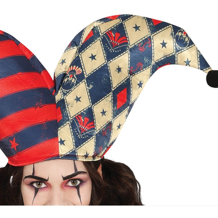 Costume di Halloween da Arlecchino Donna horror