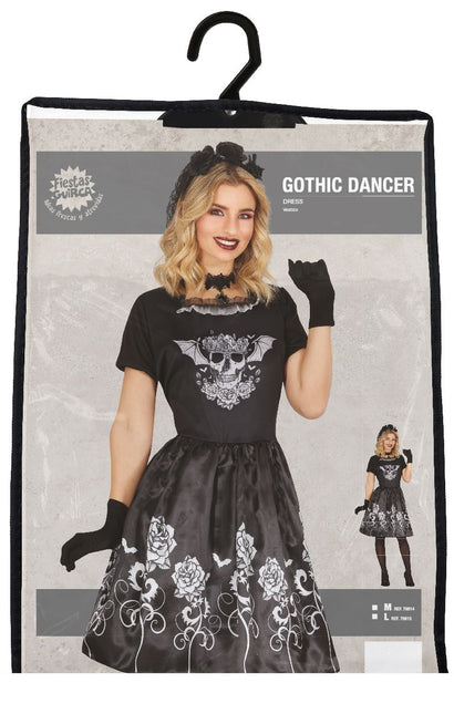 Vestito da fantasma per Halloween nero