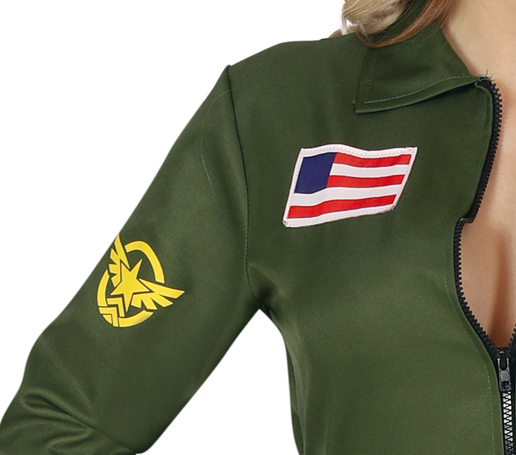 Costume da pilota donna Top Gun