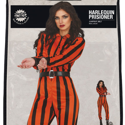 Tuta Halloween Donna Arlecchino Prigioniero