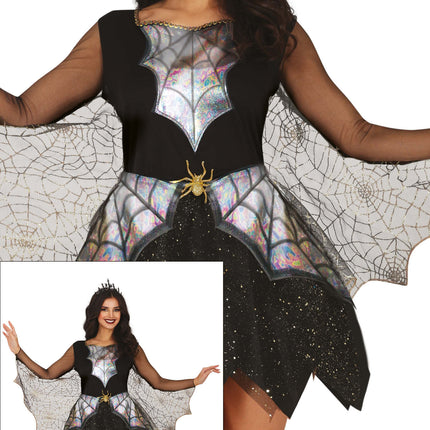 Vestito Halloween Donna Ragnatele e Ragno