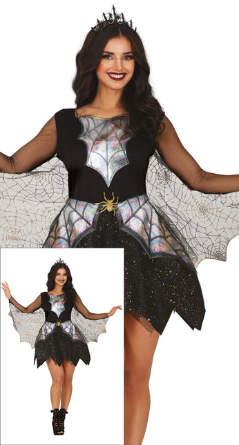 Vestito Halloween Donna Ragnatele e Ragno