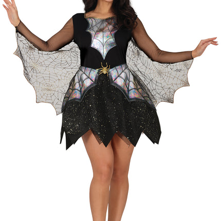 Vestito Halloween Donna Ragnatele e Ragno