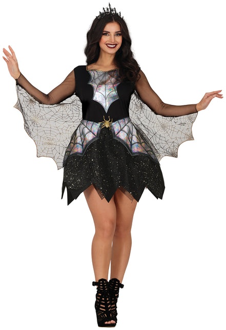 Vestito Halloween Donna Ragnatele e Ragno