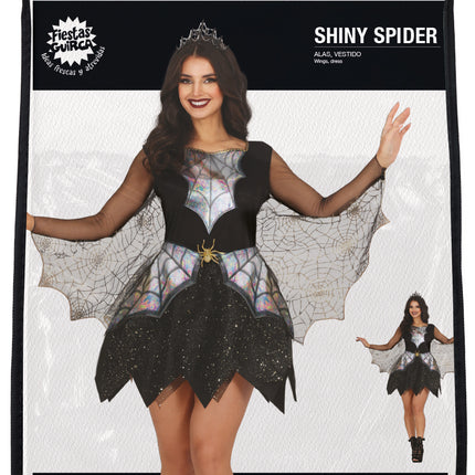 Vestito Halloween Donna Ragnatele e Ragno