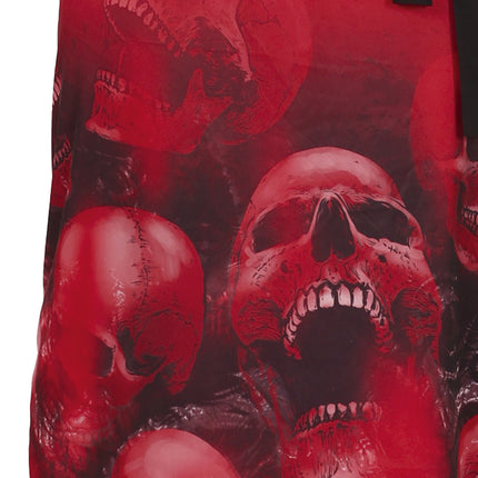 Costume di Halloween da mietitore rosso per uomo