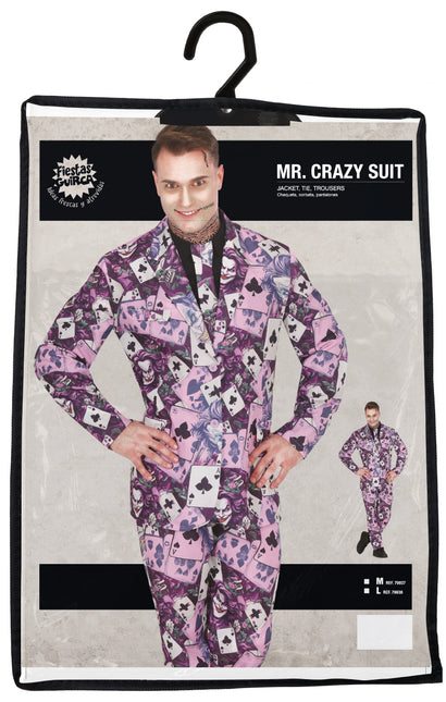 Costume di Halloween da uomo Mr. Crazy