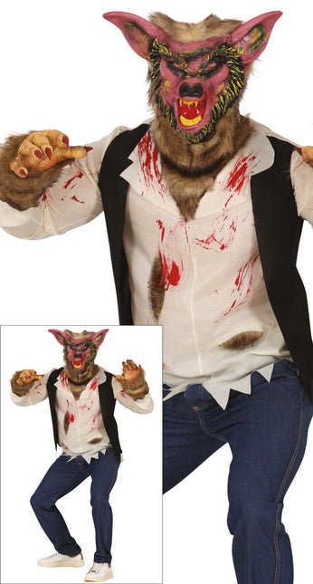 Costume Halloween Uomo Lupo Mannaro