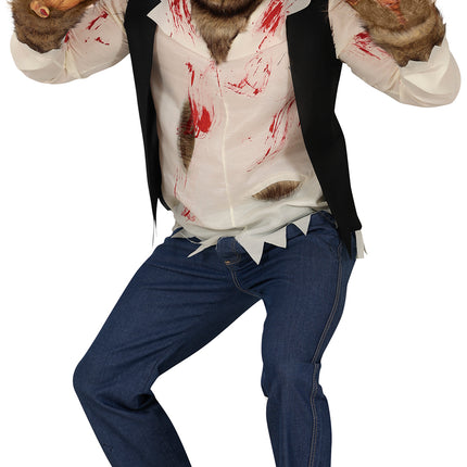 Costume Halloween Uomo Lupo Mannaro