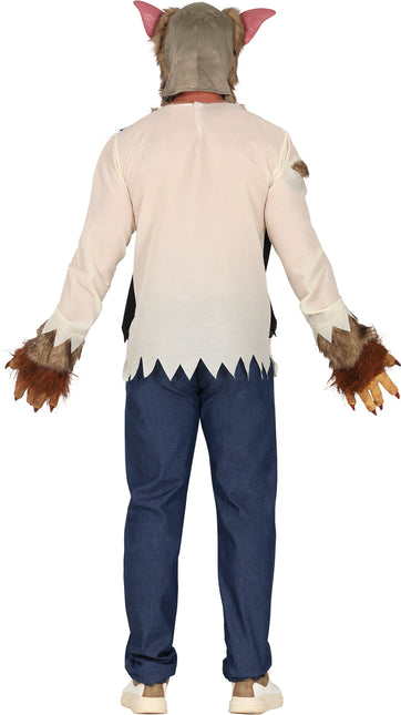 Costume Halloween Uomo Lupo Mannaro