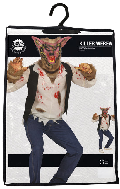 Costume Halloween Uomo Lupo Mannaro