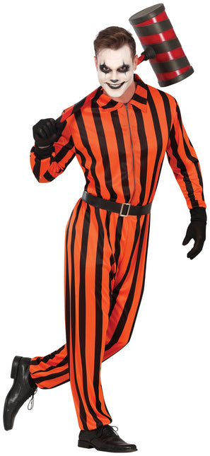 Tuta di Halloween da uomo Arlecchino Prigioniero