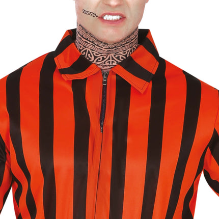 Tuta di Halloween da uomo Arlecchino Prigioniero