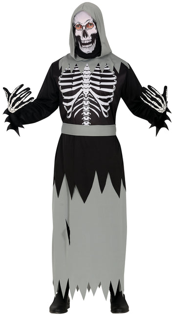 Costume Halloween Uomo Scheletro Mistico