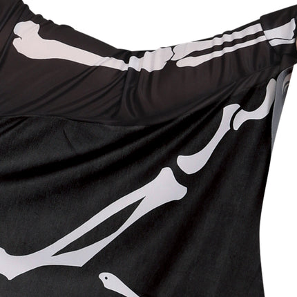 Costume di Halloween da uomo con scheletro di pipistrello