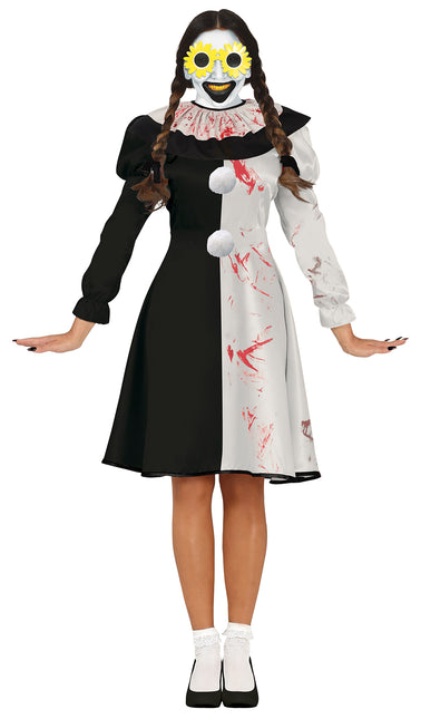 Vestito Halloween Donna Clown Orribile