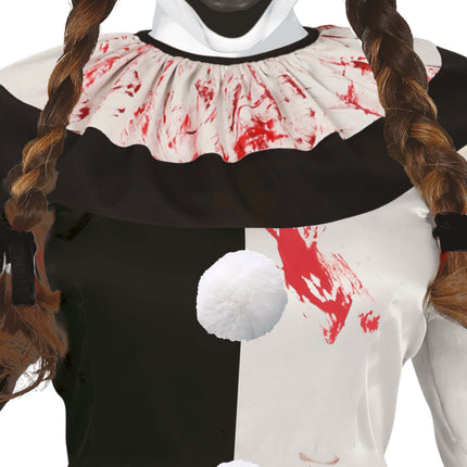 Vestito Halloween Donna Clown Orribile