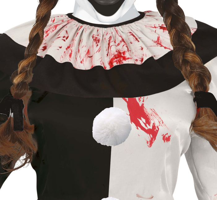 Vestito Halloween Donna Clown Orribile