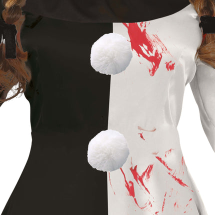 Vestito Halloween Donna Clown Orribile