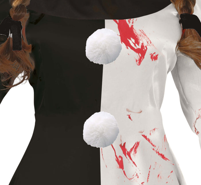 Vestito Halloween Donna Clown Orribile