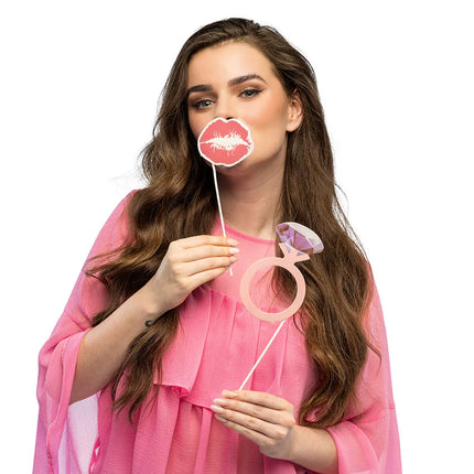 Set di 10 accessori fotografici per la futura sposa