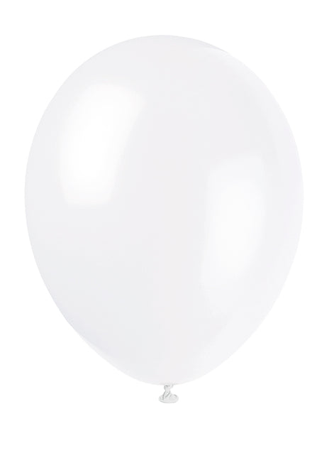 12" Palloncini in lattice Premium, 10ct - Bianco lino