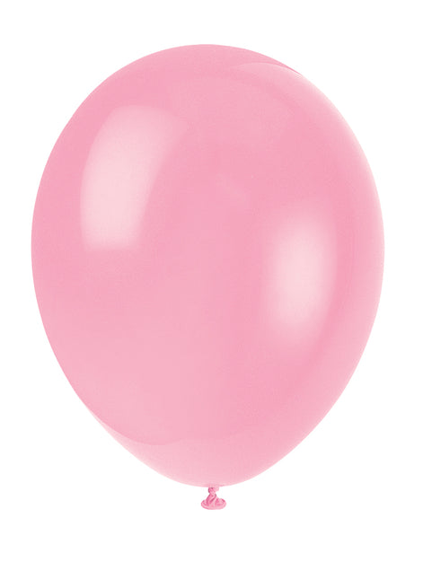 12" Palloncini in lattice Premium, 10ct - Rosa pallido