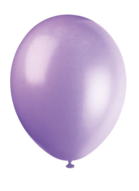 12" Palloncini in lattice Premium, 10ct - Lilla Lavanda