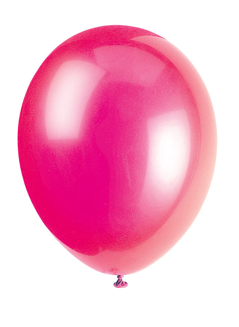 12" Palloncini in lattice Premium, 10ct - Fucsia