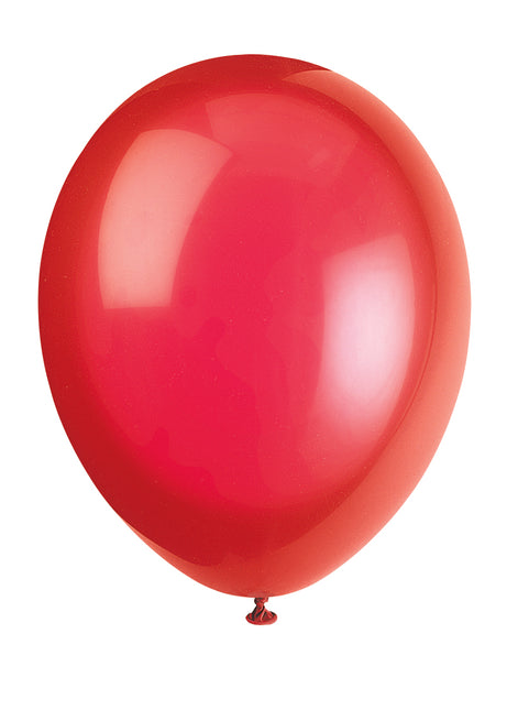 12" Palloncini in lattice Premium, 10ct - Rosso scarlatto