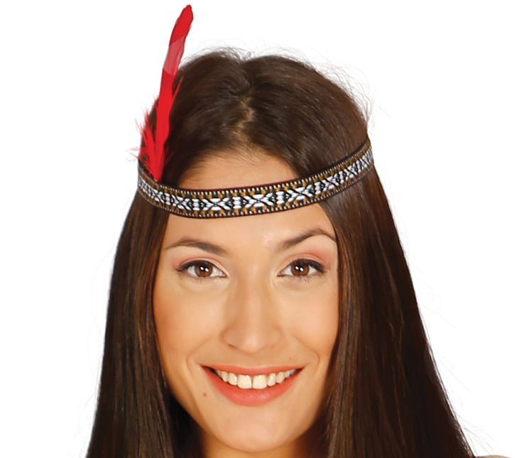 Abito indiano marrone da donna 2 pezzi