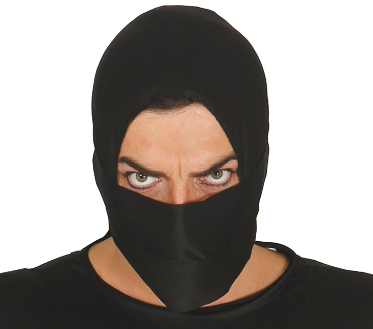 Costume Ninja Uomo Nero L