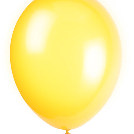 12" Palloncini in lattice Premium, 10ct - Giallo limone