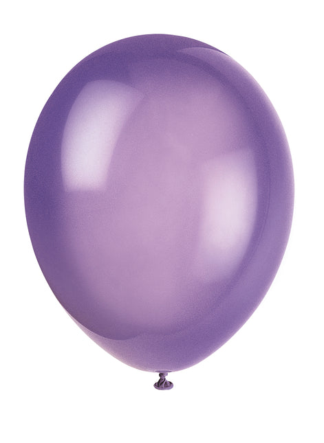 12" Palloncini in lattice Premium, 10ct - Midnight Purple