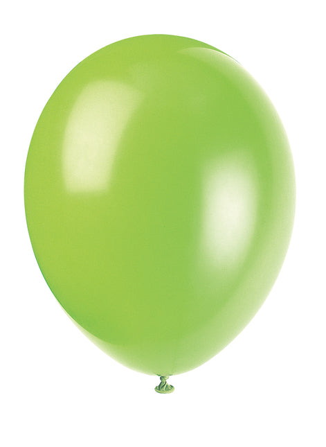12" Palloncini in lattice Premium, 10ct - Neon Lime