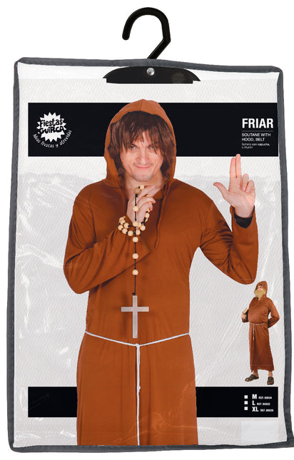 Costume da monaco marrone L