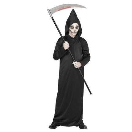 Costume di Halloween bambino nero da mietitore
