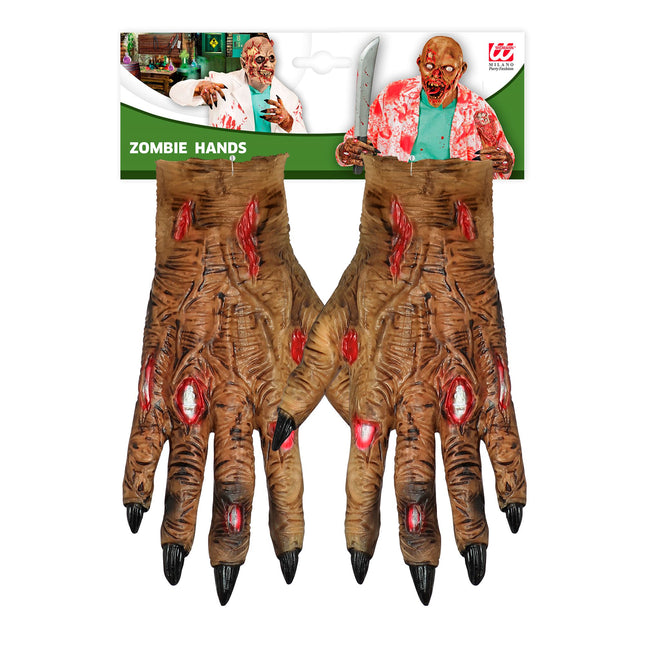 Guanti di Halloween Zombie