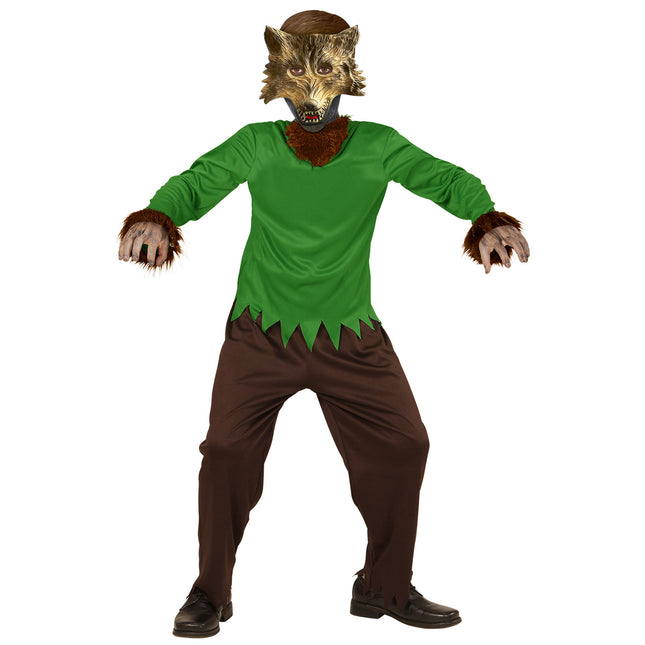 Costume da Lupo Verde Bambino