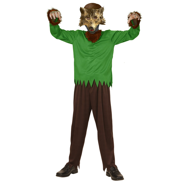 Costume da Lupo Verde Bambino