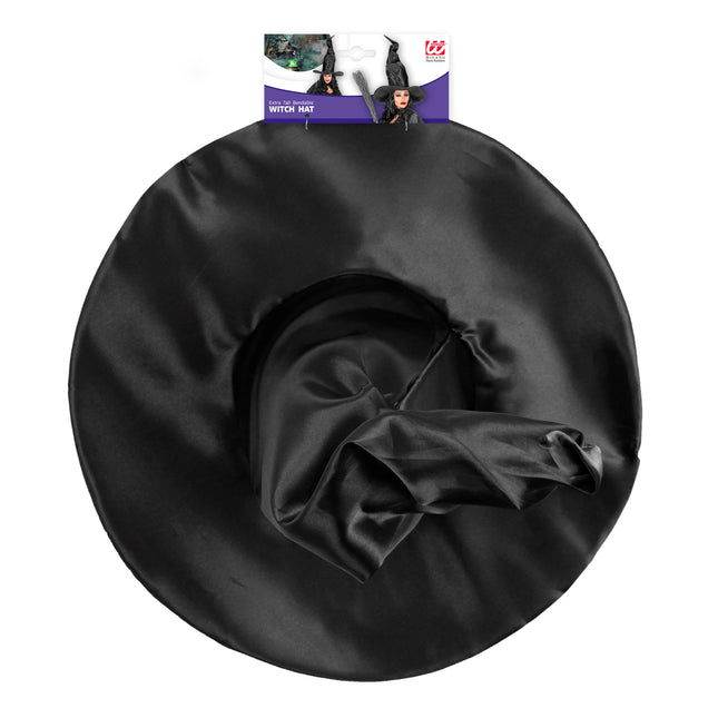Cappello da strega nera pieghevole