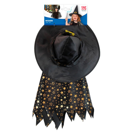 Set di accessori da strega nero