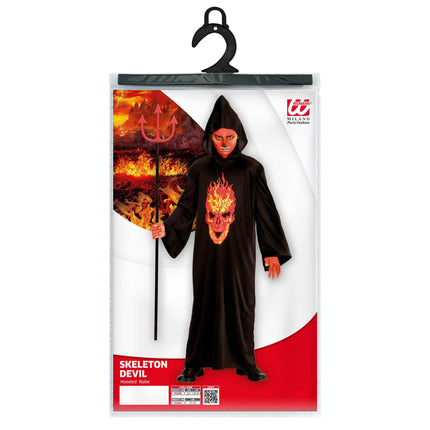 Costume Halloween Bambino Diavolo Scheletro