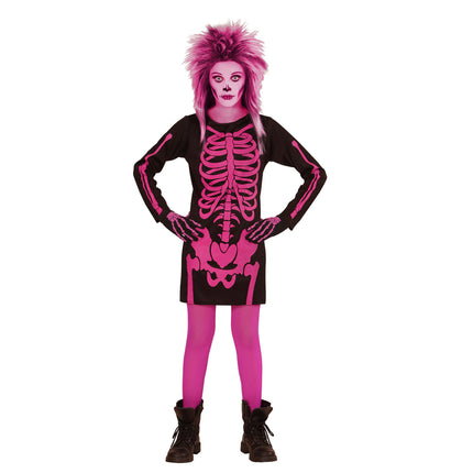 Vestito di Halloween Nero Rosa Ragazza