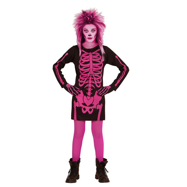Vestito di Halloween Nero Rosa Ragazza