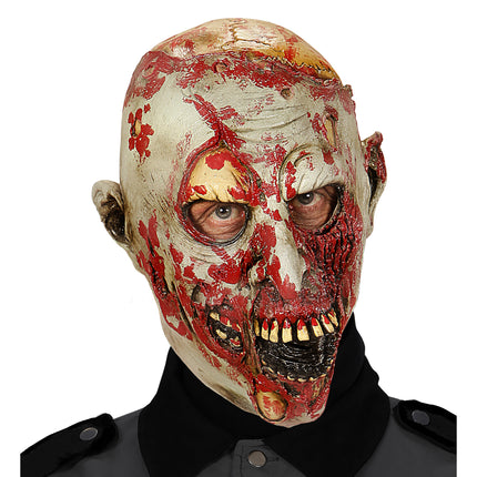 Maschera Halloween Zombie insanguinata