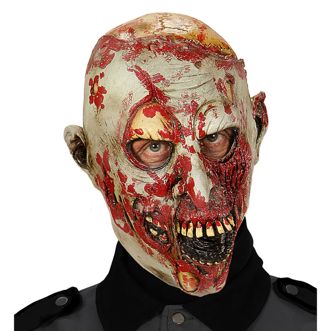 Maschera Halloween Zombie insanguinata